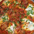 El cooksnap de Maria Garcia cuando hizo Tajine de albóndigas de cordero y huevo (kofta tajine).