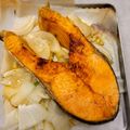 今晚打老虎 的 奶油洋蔥烤鮭魚（小烤箱） cooksnap