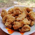 Cooksnap Norashikin Rahmat semasa beliau membuat Ayam krup krap anak dara.