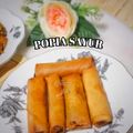 Cooksnap Hani Shaimi semasa beliau membuat Popiah sayur.