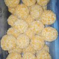 Cooksnap dari Angely untuk resep Bola Bola Ubi Ungu Coklat Lumer