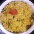Meena rathi का कुकस्नैप जब उन्होंने मिक्स वेज मटर पुलाव (Mix veh matar pulao recipe in hindi) बनाया था।