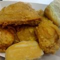 ALISHA 's cooksnap of when they made Isaiahs crispy fried chicken.