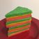 Cooksnap dari Hime & Quin Kitchen untuk resep Rainbow cake gluten free