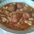El cooksnap de Raúl Martínez cuando hizo Sopa Marinera.