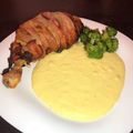 Kállai Laura Cooksnap-ja, amikor elkészítette a(z) Töltött csirkecomb baconbe tekerve receptet.