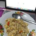 Cooksnap dari Baby untuk resep Nasi Goreng Ikan Teri + Kornet