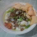 Cooksnap dari wahyu murdianingsih untuk resep Bubur Ayam Kuah Kuning