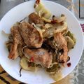 El cooksnap de Rafa cuando hizo Pechuga fileteada con verduras al Horno.