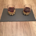 El cooksnap de Alicita cuando hizo Mousse de salmón confitura de fresas y crujiente de pan.