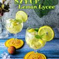 Cooksnap Hani Shaimi semasa beliau membuat Air laici lemon pudina.