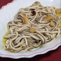 El cooksnap de Jesús Ruiz cuando hizo Gulas al ajillo.