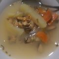 El cooksnap de JAVIRECETAS cuando hizo Caldillo de choritos.