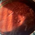kenny dunn's cooksnap of when they made HOMEMADE SPAGHETTI SAUCE.