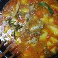 El cooksnap de Antonio Domínguez cuando hizo Estofado de costillas de cerdo.