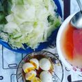Cooksnap của Pi Ha khi họ làm theo món Bắp cải luộc chấm nước mắm trứng dằm