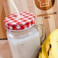 Nazia Qureshi's cooksnap of when they made Banana shake.