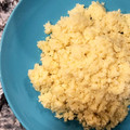 El cooksnap de Dos Rombos en la Cocina cuando hizo Falso arroz de Coliflor.