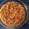 El cooksnap de cococanarias cuando hizo Macarrones con carne picada, tomate, nata, parmesano y verduras.