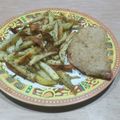 El cooksnap de Lady Marmalade cuando hizo Milanesas con papas fritas al horno.