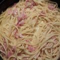 El cooksnap de Comino CCh cuando hizo Spaghetti blanco súper cremoso 🍝.