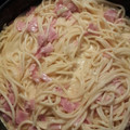 El cooksnap de Comino CCh cuando hizo Spaghetti blanco súper cremoso 🍝.