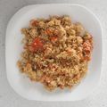 El cooksnap de MaryGlory cuando hizo Cous cous con berenjena.