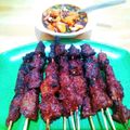 Cooksnap dari Sapto untuk resep Sate rembiga/rembige (sate daging sapi pedas manis khas Lombok)