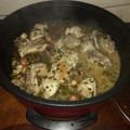 El cooksnap de Constanza Giaconi cuando hizo Pollo al ajillo con limon.