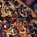 صورة من Rawabi Alodini، شاركها بعد تجربة وصفة بيتزا بالباذنجان🍆🍽