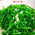 Cooksnap của Phan Bao Van khi họ làm theo món Rau muống xào tỏi