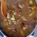 El cooksnap de Alicia Otazu cuando hizo Guiso de lentejas.
