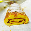 El cooksnap de coral cuando hizo Torta de laranja o torta de naranja.