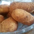 El cooksnap de Sandra Viera cuando hizo Croquetas de papa. Fritas.