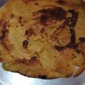 Ziya khan का कुकस्नैप जब उन्होंने बेसन का चीला (besan ka cheela recipe in Hindi) बनाया था।
