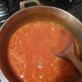 El cooksnap de Junior Santos cuando hizo Salsa de tomate para pizzas casera.