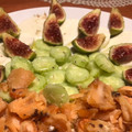 El cooksnap de @tesa.cuina cuando hizo Ensalada - Carpaccio de pepino, higos y ricotta.