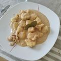 El cooksnap de Cris Andreu cuando hizo Pechuga de pollo en salsa de almendras.