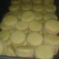 El cooksnap de Andréa cuando hizo Alfajores de maicena.