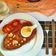 Cooksnap Nora Hj Talib semasa beliau membuat Vege with Salmon Sauce.
