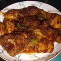 Cooksnap Miya Kamaruzzaman semasa beliau membuat Ayam masak Bali.