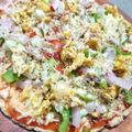 Anamika Chakraborty's cooksnap of when they made চিকেন পিজ্জা (chicken pizza Recipe in Bengali).