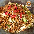 Cooksnap Dapur Yusfarisyia semasa beliau membuat Mi goreng mamak.