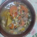 El cooksnap de Soledad Hernandez cuando hizo Locro vegetariano.