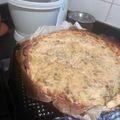 El cooksnap de Nora Mouta cuando hizo Tarta de puerro, cebolla y zapallitos.