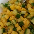 Gémesiné Andi Cooksnap-ja, amikor elkészítette a(z) Ananászos uborkasaláta receptet.