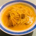 El cooksnap de Clau PC cuando hizo Sopa de zanahoria.