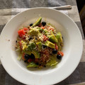El cooksnap de TLLFAUS cuando hizo Ensalada con pollo, aguacate, frutos secos, semillas y queso.