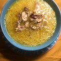 El cooksnap de @tesa.cuina cuando hizo Sopa de pollo con fideos.