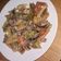 El cooksnap de Desire Callejas cuando hizo Macarrones carbonara con brócoli y cebolla morada.